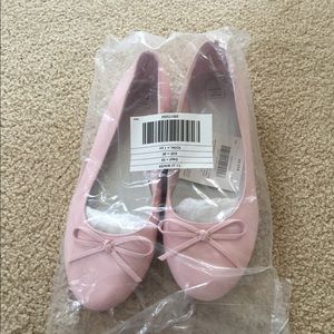 Janie and Jack girl shoes. Pink. New. Size 4K.